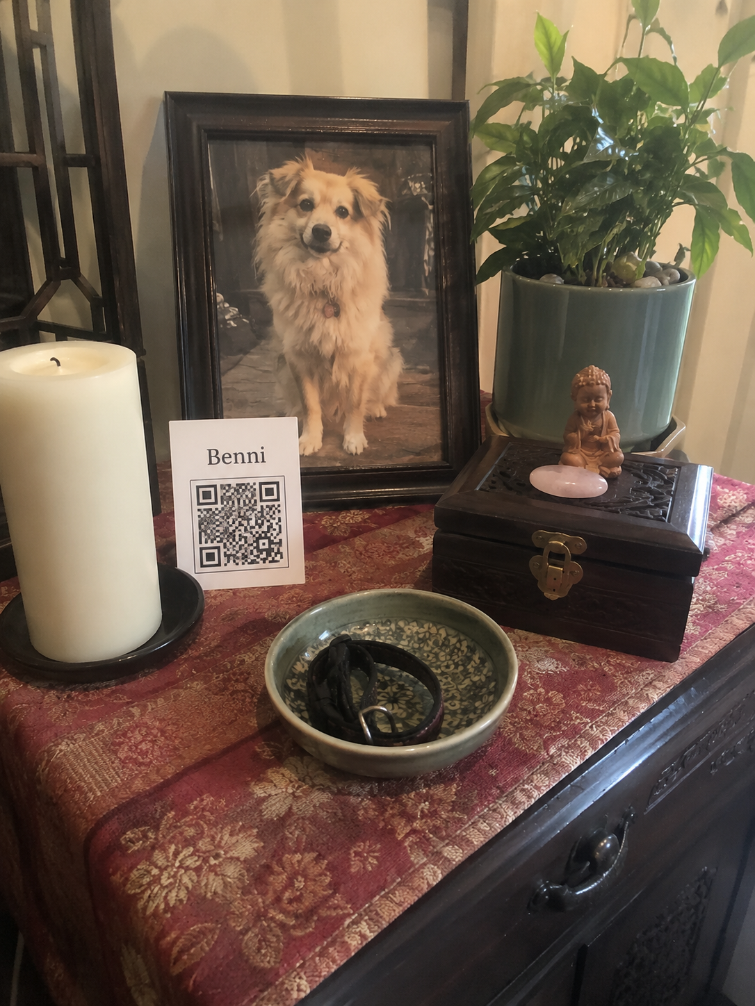 Benni's pet memorial space